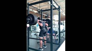 16 year old squats 435 lbs for 5 reps!