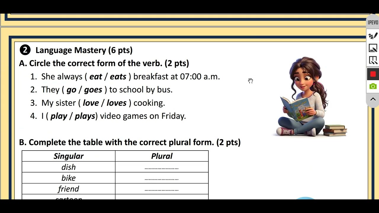 اختبار إنجليزية الفصل الأول سنة 1 متوسط مع رابط التحميل | أفضل نموذج للمراجعة وفق البرنامج الجديد