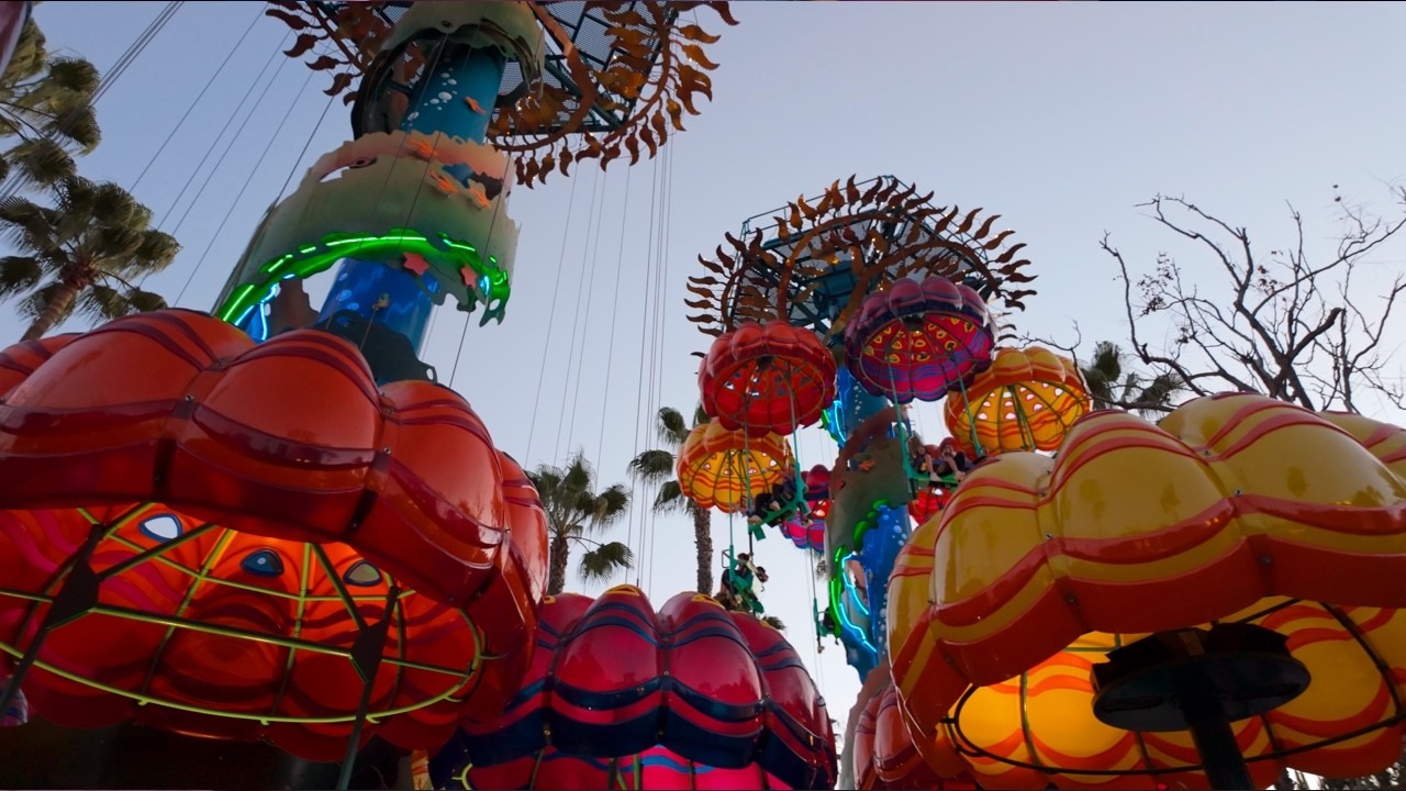 Jumpin' Jellyfish - Disney California Adventure Park - February 2026 [4K 60FPS]