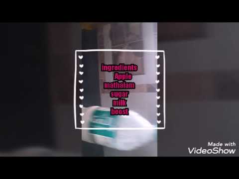 Apple mathalam shake and apple mathala pudding - YouTube