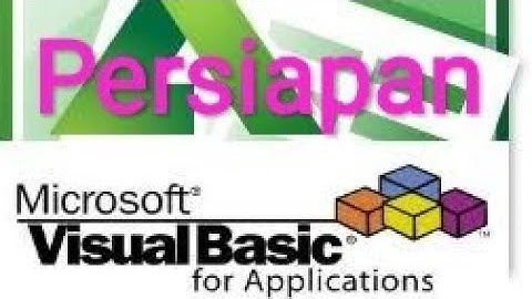 persiapan - mengaktifkan menu developer di microsoft Excel
