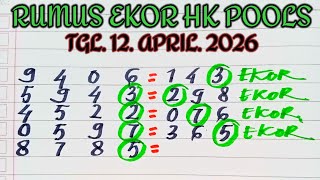 Prediksi Hk 12 April 2026  Hongkong Pools Malam Ini  Rumus Kepala Ekor Jitu