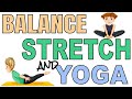 Balance stretch and yoga 6 min cool down pe class or station activity mindful minute stretch
