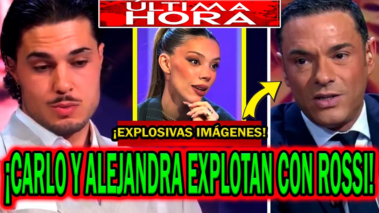💥¡EXPLOSIVAS IMÁGENES! CARLO COSTANZIA Y ALEJANDRA RUBIO EXPLOTAN CON ANTONIO ROSSI EN DE VIERNES