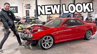 R34 Skyline is FINALLY off the lift!