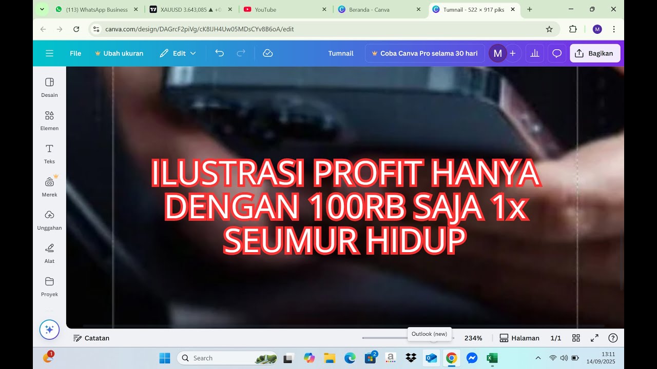 SIMULASI TABUNGAN 100RB 1X SEUMUR HIDUP - YouTube