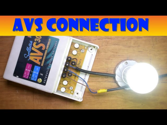 How to connect Automatic Voltage Switcher|AVS|AVS30|ELELCTRECA class=