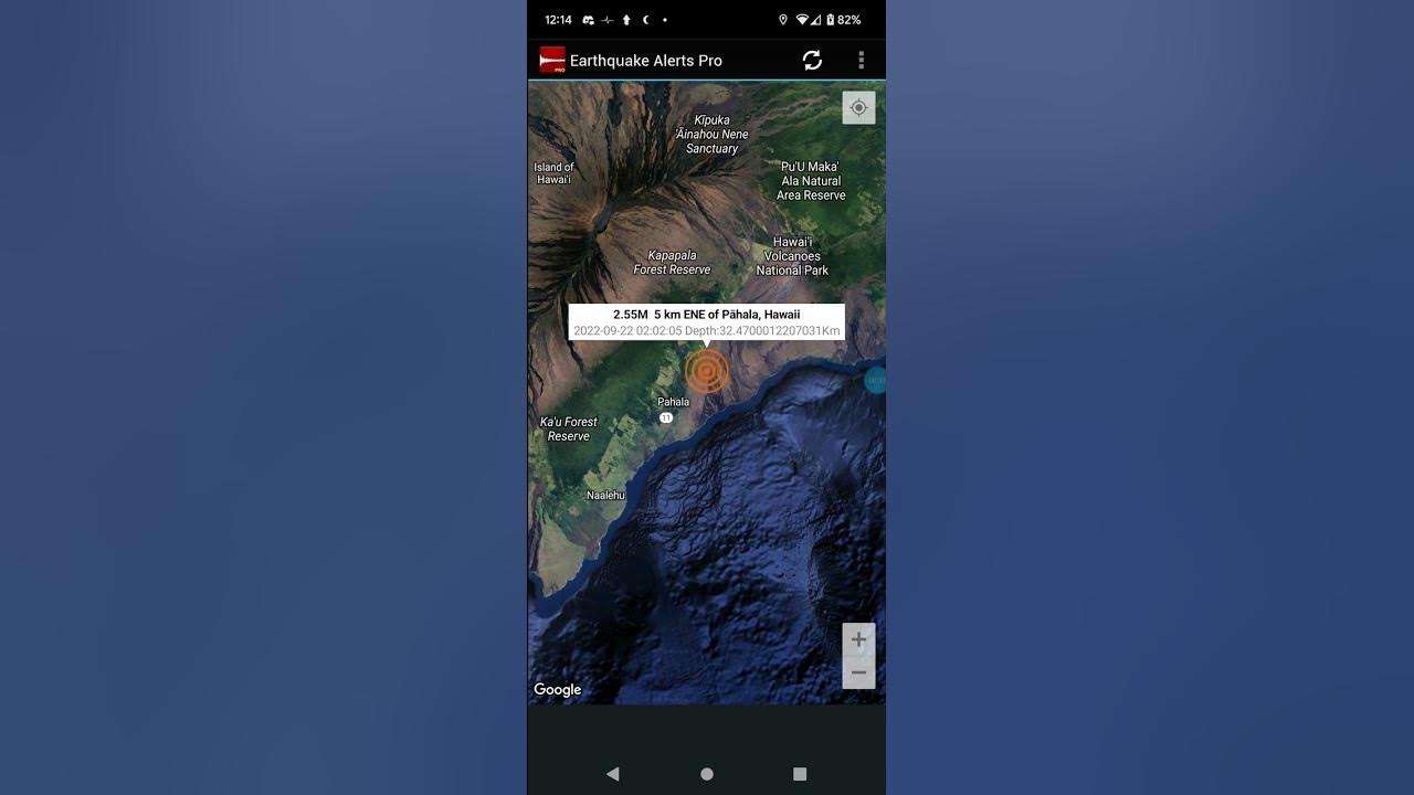 Earthquake pahala hawaii