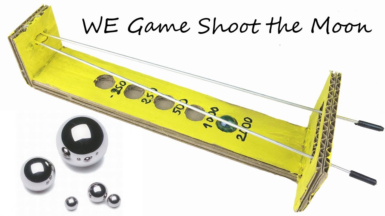 How to Make WE Game Shoot the Moon from Cardboard YouTube