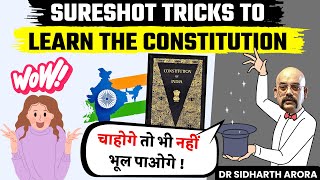 [Tips & Tricks] How to Memorize the Entire Constitution? | Dr. Sidharth Arora | UPSC Prelims 2024