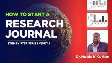 How to start a research journal ? easily and cheaper investment in India | Guide series Video 1