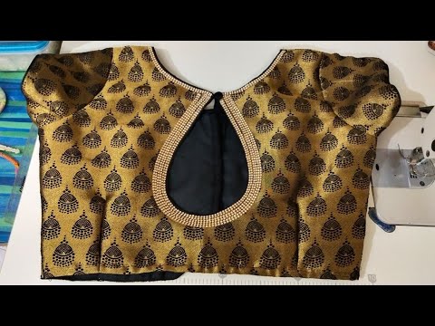 boat neck blouse design for 41,42,43 and 44 chest ke liye - YouTube