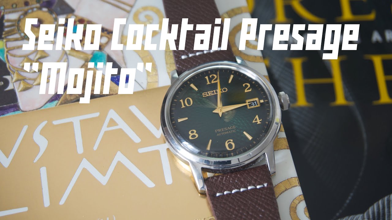 Quel cadran ! - Seiko Cocktail Presage Mojito SRPE45J1 - YouTube
