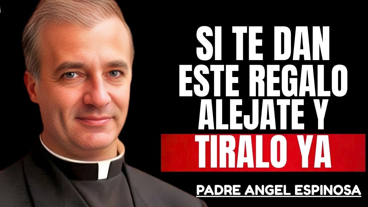 Padre Ángel Espinosa ADVIERTE Recibir ESTE regalo podría invitar al mal  Tíralo AHORA 😨