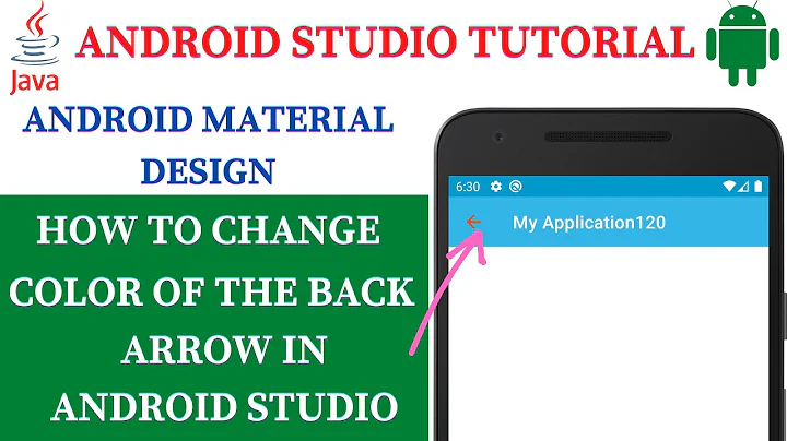 Change Color of the Back Arrow in  Android Studio (2021)