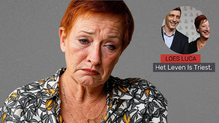 Op 71-jarige leeftijd verbrak Loes Luca de stilte en schokte de wereld.
