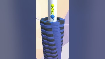 stack ball ghost gameplay ||Andriod/iso game #shorts #satisfying