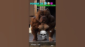 Power of Transformation American Bully 🤯😈