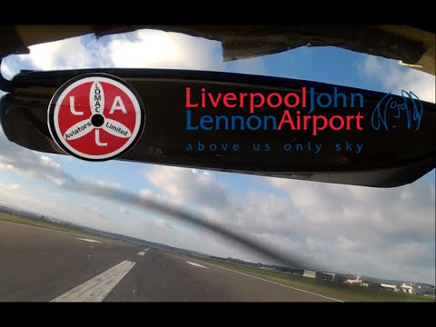 PA38 Cockpit Landing in Liverpool!