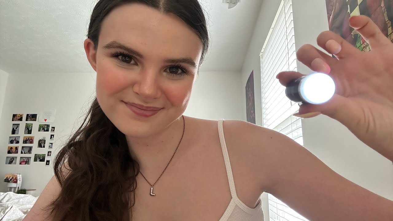 asmr cranial nerve exam!👀👀