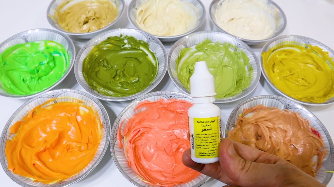 10 درجات ألوان طالعة من الأصفر  على الكريمة | عشان يكون شغلك مميز 👌