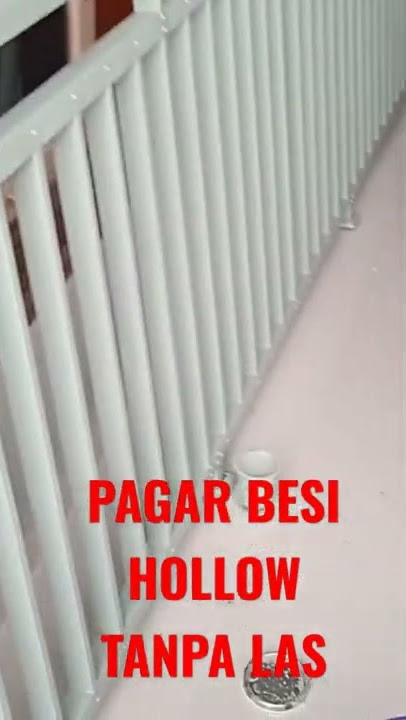 PAGAR BESI TANPA DI LAS | MEMBUAT PAGAR RUMAH MINIMALIS TANPA LAS