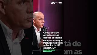 🚨O Chega está de acordo com o Trump e as suas opções políticas