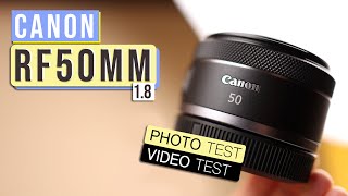 Canon RF 50mm 1.8 : Photo \& Video Test | Best RF Prime Lens ?