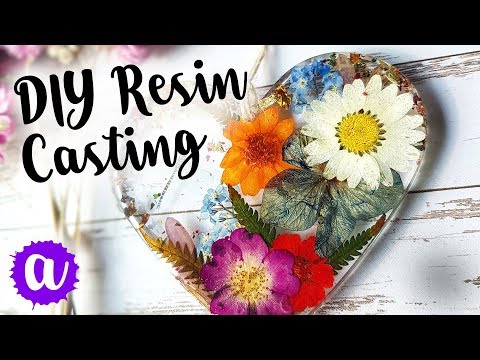 Epoxidharz gießen Anleitung: Resin Casting mit Naturmaterialien