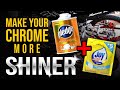 How To Polish Motorcycle Chrome - Using Metal Polish and Dish Washing Liquid