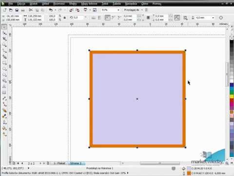 Kurs Grafiki Corel Draw X5 - Lekcja kontur | market-wiedzy.pl