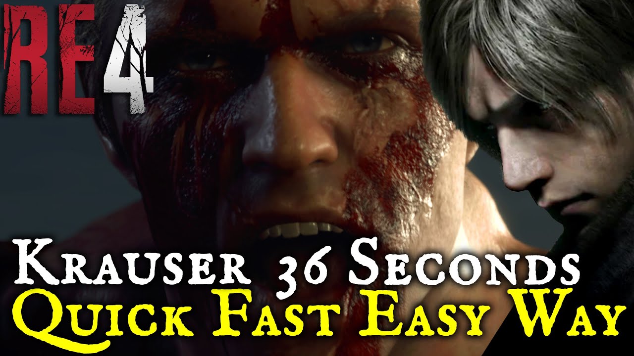 Krauser (Ruins): How to easily beat Krauser (Ruins) boss fight in Resident  Evil 4 remake