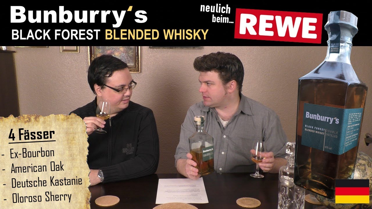 Bunburry\'s Black Forest Blended Whisky - Von Bimmerle, bei Rewe |  Verkostung - YouTube