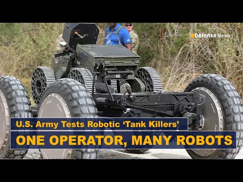 U.S. Army Tests New Robotic ‘Tank Killer’ Swarm Vehicles thumbnail