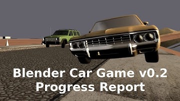 Blender Car Game v0.2 [HD] - Driving Game
