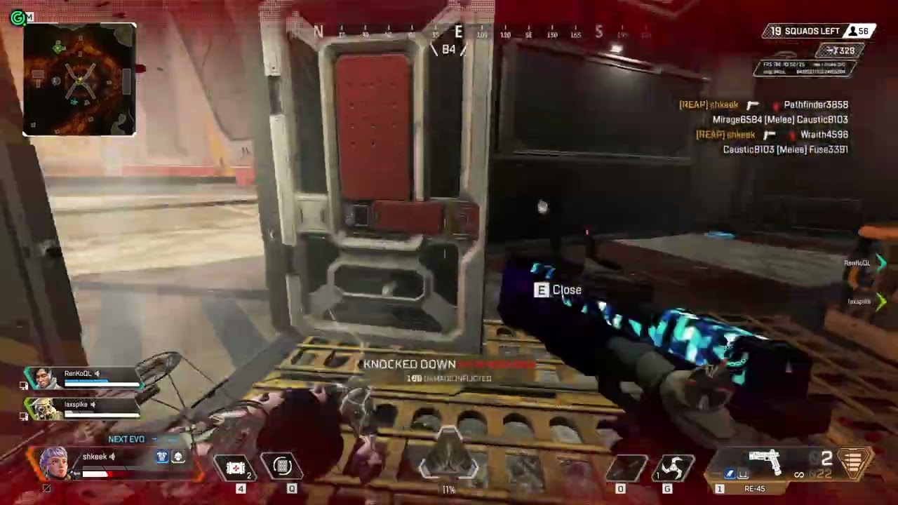 Apex Legends - Valkyrie - RE-45 double kill 