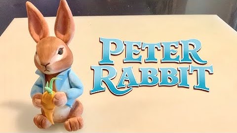 Peter Rabbit | Fondant Cake Topper Tutorial | ලේසියෙන්ම peter rabbit topper එකක් හදා ගමූ