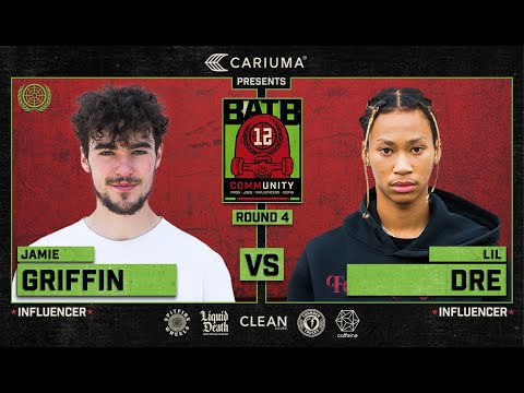 BATB 12: Jamie Griffin Vs. Lil Dre - Round 4 | Battle At The Berrics - Presented By Cariuma