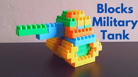Building Blocks for Kids / Blocks Military Tank / Blocks Games /Blocks Toys/Blocks Building Tanker /