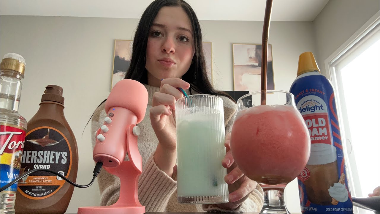 ASMR~ Cafe Barista Makes You Dirty Sodas ☕️