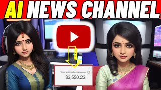 How To Create A News Channel With AI | AI News Video Generator | AI Lip Sync | Earn Money Online