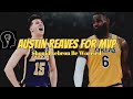 Reaction Thinking Basketball Austin Reaves, Los Angeles Lakers