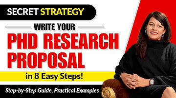 How To Write a Research Proposal for PhD? | Complete Step-by-Step Guide + Examples | UGC NET English