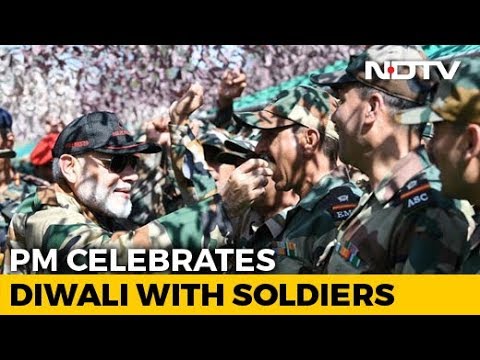 Watch How PM Modi Celebrated Diwali With The Army In Jammu And Kashmir
