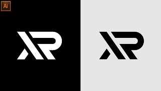 Create Monogram Logo Design in illustrator || Logo Grid