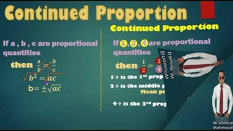 Algebra 3rd prep 1st term unit 2 lesson 3 continued   proportion