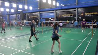 20230808飛羽羽球XD惠琪+Jason VS小翎+柏佑