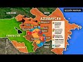 Azerbaycan-Ermenistan cephe hattında son durum haritasi 13 Ekim 2020
