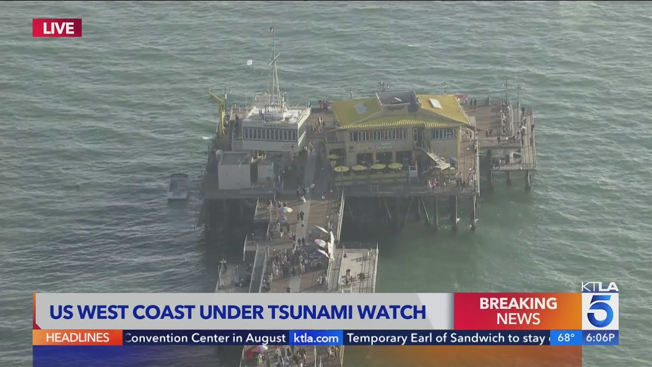 California coast under tsunami watch after Russia earthquake California coast under tsunami watch after Russia earthquake