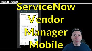 ServiceNow Vendor Manager Mobile